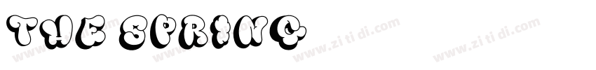 The spring字体转换